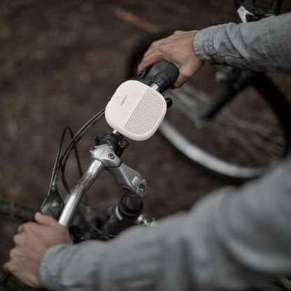 Bose SoundLink Micro Bluetooth Speaker: Small Portable Waterproof Speaker with Microphone, White Smoke - color: White