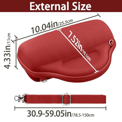 Aenllosi Hard Case for JBL Charge 6 Speaker, Red | EVA case construction, Water-resistant design, Dust-resistant design, Protective case only - color: Red