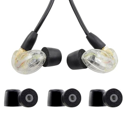 Replacement Memory Foam Ear Tips for Shure SE215 PRO SE215, Small - size: Small