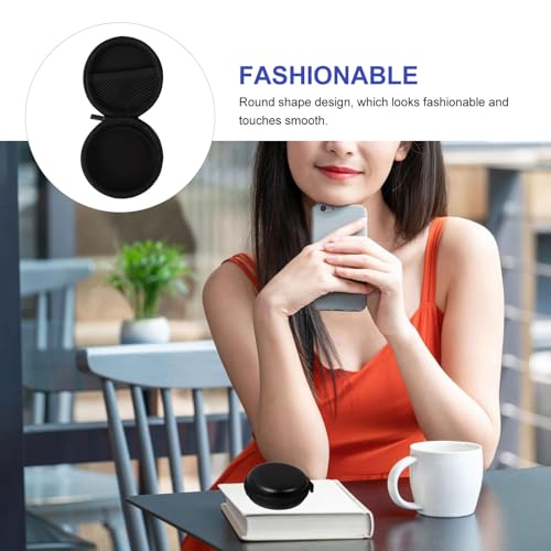 Earphone Storage Bags, PU EVA Headset Cases Waterproof 2 Pcs
