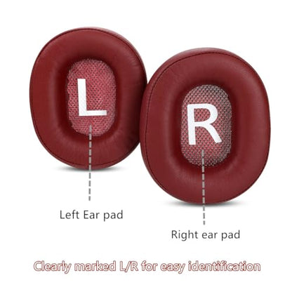 SE-MS7BT SE-MS9BN Earpads Replacement Ear Cushion Covers Compatible with Pioneer SE-MS7BT MS7 SE-MS5T SE-MS9BN Headphones Protein Leather Earpads Supple - color: Red