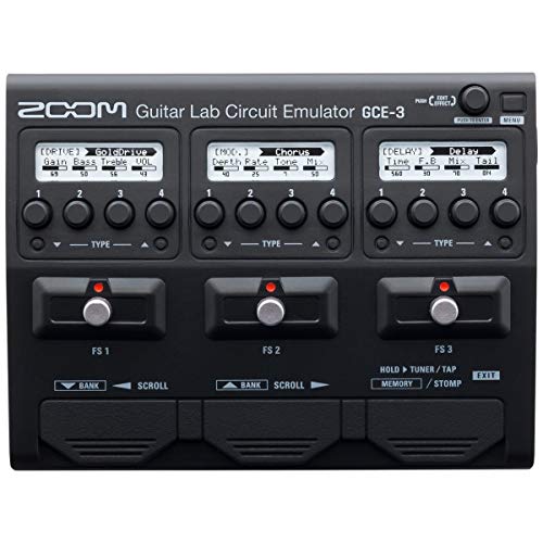 Zoom GCE-3 Compact USB Audio Interface for Emulation of Zoom Effects Processors using Guitar Lab Software