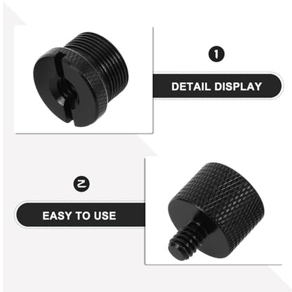 4pcs Microphone Screw Adapter for Mic Stand and Audio Recorder