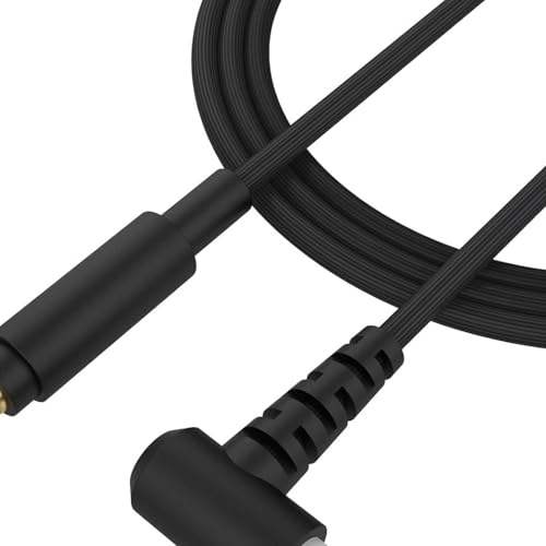 Flexible PVC Music Cable Right Angles Connectors for Tight Space TangleFree Design for 100A H600A 100ABN H800 H9OON 1A 1R Headphone Cable