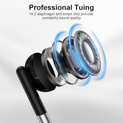 Google Pixel Wired Earbuds Earphones for Pixel 10a 10 10 Pro Fold 9a 9 8 7 | USB C Headphones Ear Buds Wired for iPhone 17e 17 Pro Max 17 Pro 17 Air 16e 16 Pro Max 16 Plus 16 15 14 with Microphone - color: Black