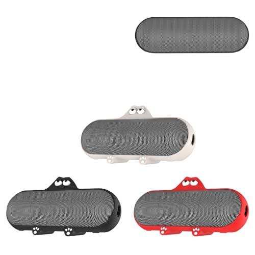 Silicone Protective Case for Beats Pill 2024 Speaker Anti Drop Dustproof Protective Sleeve Silicone Shell Cover Case Speaker Accessory (Red) - color: Red