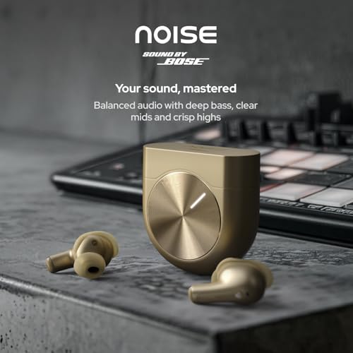 Noise Master Buds 2 with SoundByBose (2026), 51dB Adaptive ANC, Hi-Res LHDC Audio,360° Spatial Audio with Head Tracking, 6-mic ENC, Dual Pairing, Fast Charge & BT v6.1 (Mercury) - color: Mercury