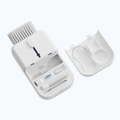 Keyboard Cleaning Brush Laptop Cleaner, 10-in-1 Computer Screen Cleaning Accessories for iPad iPhone, White - color: White
