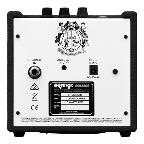 Orange Amps Crush Mini 3W - Black - color: Black
