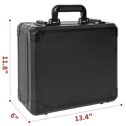 Protective Hard Case Shockproof Water-resistant with Customized DIY Foam Insert fit for Camera, Laptops, etc,13.5 X 11.6 X 6-Inch - size: Inner：12.8''X 11''X 5.6''