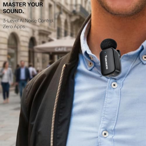 Mini Wireless Microphone for iPhone Android Tablets - color: 2TX+1 C RX+1 Lightning Adapter+Charging Case
