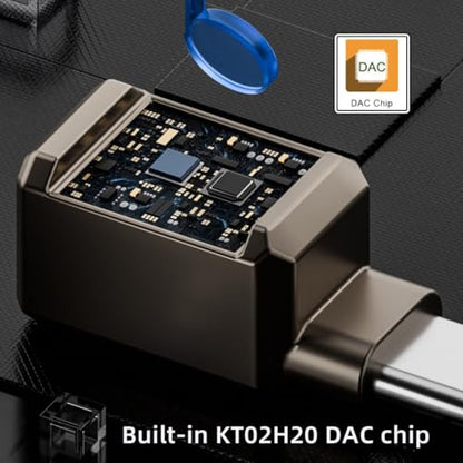 chenyang USB C to 3.5mm Headphone Jack Adapter Support Hi-Res 32bits 384KHz HiFi Sound Quality with DAC Chip - style: HiFi 384kHz/32bit