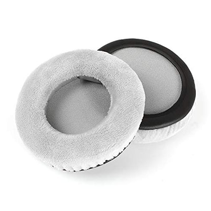 DT770 Velour Replacement Earpads Compatible with Beyerdynamic DT 990 Pro DT 770 Pro DT990 DT770 Pro Headphone Cushions with High Density Memory Foam - Grey