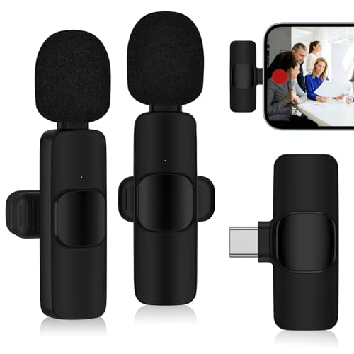 Wireless Microphone for iPhone 17/Air/17 Pro/17 Pro Max/16e/16/15/Pro Max