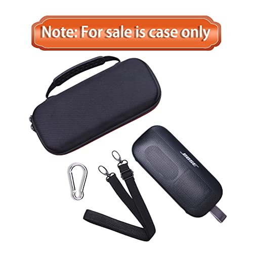 LTGEM Hard Case Compatible with Bose SoundLink Flex 2nd Gen/SoundLink Flex Bluetooth Portable Speaker,Black (Case Only) | Hard Carrying Travel Case for Bose SoundLink Flex 2nd Gen Bluetooth Portable Speaker - color: Black