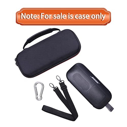 LTGEM Hard Case Compatible with Bose SoundLink Flex 2nd Gen/SoundLink Flex Bluetooth Portable Speaker,Black (Case Only) | Hard Carrying Travel Case for Bose SoundLink Flex 2nd Gen Bluetooth Portable Speaker - color: Black