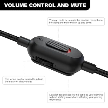 QC45 Boom Mic for Bose QuietComfort QC25 QC35 QC35II QC45 NC700 Headphone | 3.5mm to 2.5mm Audio Cable, Mute Switch, Volume Control, Boom Microphone, L-Shaped Plug, Nylon Braided Cord, 6ft