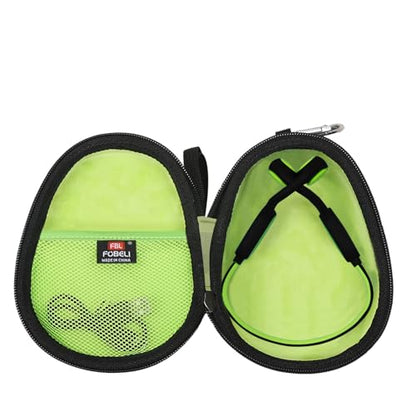 FBLFOBELI Kids Headphone Case for BAICLUD/Mehomeli/JusTalk/iClever/LOBKIN | Hard EVA Shell, Kids Bluetooth Air Conduction Open Ear Headphones Case, Shockproof & Water-Resistant, Green - color: Green