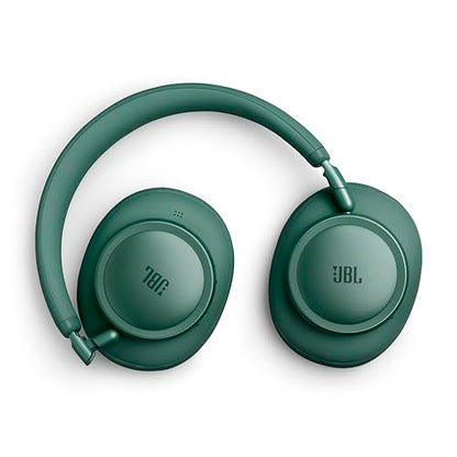 JBL Live 780NC - Noise Cancelling Headphones - Green | JBL Signature Sound with Hi-Res Audio wired and wireless, True Adaptive Noise Cancelling 20, real time calibration - color: Green