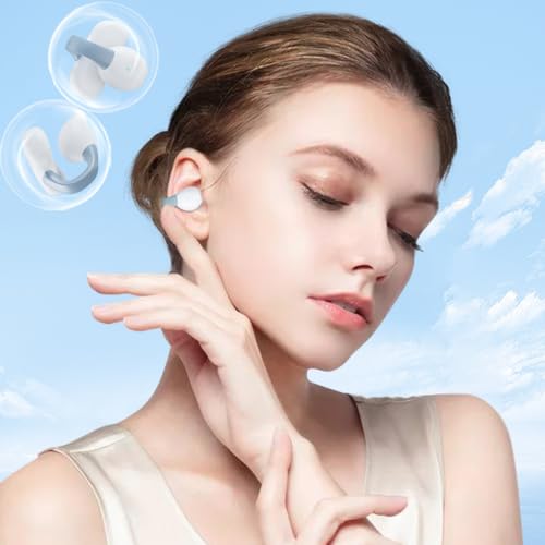 IHAO Clip Ear Sport Earbud Headphones Bluetooth 5.3 Open Earpiece, Clip On Ear Never Fall Out 8 Hours Playtime with Charging Case, HiFi Sound Noise Reduction Painless Firm Wear IPX4 Waterproof-White - color: Clip Earbud White