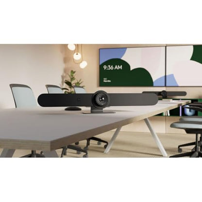 Logitech Rally Bar Room Kit, 4K PTZ Video Conferencing System with Beamforming Microphones for Medium to Large Rooms