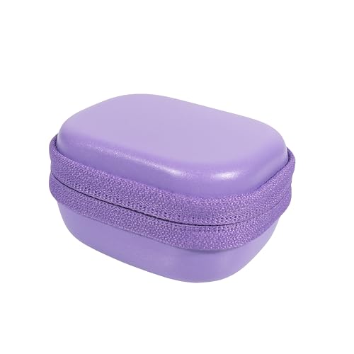 Case for King Lucky Jewelry-Inspired Clip-On Earbuds with Butterfly Earrings, Clip-on Earbuds Jewelry Wireless Bluetooth 5.4 Comfortable Open Ear Headphones (Light Purple) - color: Light Purple