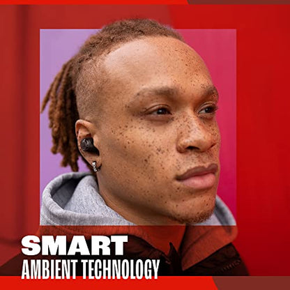 JBL Quantum TWS Air - Wireless Gaming Earbuds - Black | JBL QuantumSURROUND, Low latency wireless connection, JBL Dual Source and Fast Pair, Ambient Aware and TalkThru - style: JBL Quantum TWS Air