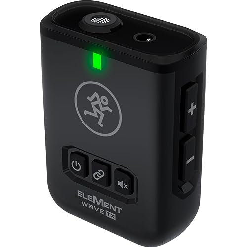Mackie EM Wave LAV Compact Digital Wireless Lavalier Clip-On Microphone System for Cameras and Smartphones (2.4 GHz)