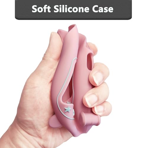 JCHPINE Silicone Cover Case for JBL Clip 5 Portable Bluetooth Speaker - color: Pink