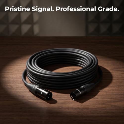 NANYI XLR Male to Male Microphone Cable, 3-Pin, 16ft - size: XLR Male To Male-16FT