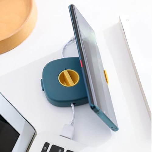 Charging Cable Winder Portable Retractable - color: Blue