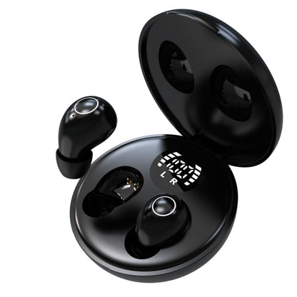 Mini Invisible Earbuds for Work and Sleep - Best Small Earbuds for Small Ear Canals - color: Black