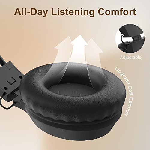A1 AM FM Radio Headphones 2*AA Battery Operated ((Not Included) | Over Ear Headphone with Radio Bulit In, Best Reception, Comfortable Wear, Easy to Use Gifts for Seniors