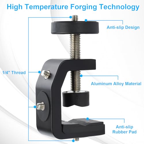 UTEBIT Super Clamp Mount with Mini Ball Head Mount, 30mm - size: 30mm