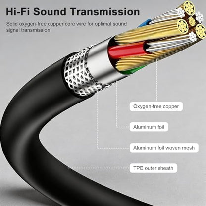 Replacement USB C to 3.5mm Audio Cable Cord Compatible with Marshall Major V/IV/III/II/I, Major 5/4/3/2/1, Monitor II/I, Monitor 2/1 Headphones