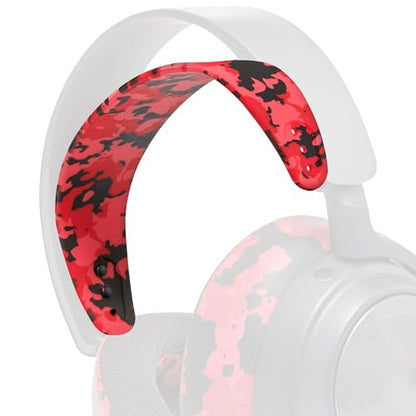 WC HeadbandZ Arctis Nova - Silicone Headband for Arctis Nova Headsets | Made by Wicked Cushions | Enhanced Flexibility, Comfort & Style, Matching Earpad Designs | Red Camo - color: Red Camo
