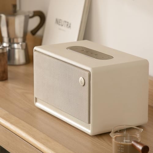 Edifier ES300 Bluetooth Desktop Speaker, 60W RMS, Ambient Lights, Ivory - color: Ivory