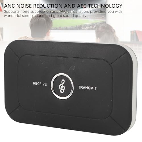 Bluetooth 5.0 Transmitter Receiver, 2-in-1 Wireless Audio Adapter, Portable Bluetooth Adapter for Phone Tablet PC