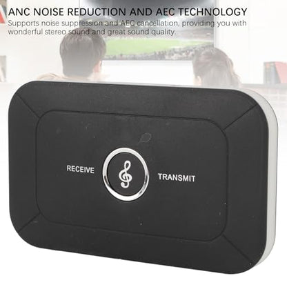 Bluetooth 5.0 Transmitter Receiver, 2-in-1 Wireless Audio Adapter, Portable Bluetooth Adapter for Phone Tablet PC