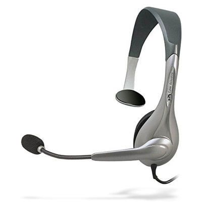 Cyber Acoustics AC-840 Mono USB Headset with Comfortable All-Day Fit | Great for Call Centers, Education and Office Use, Lightweight Build, Clear Audio