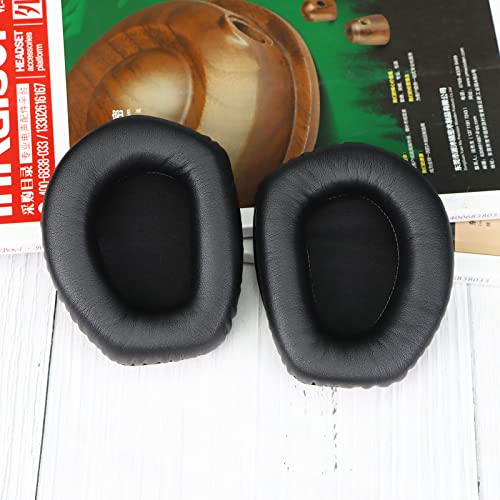 MOLGRIA HDR175 RS175 Ear Pads Cushion, Replacement Earpads for Sennheiser RS165 RS175 RS185 RS195 HDR165 HDR175 HDR185 HDR195 Wireless Headphones(Protein Leather) - color: Protein Leather
