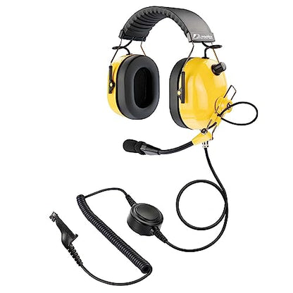 Arrowmax AHDH0042-YW-M9 Noise Cancelling Headset Compatible with Motorola Radios APX6000 APX7000 APX8000 XPR6350 XPR6550 XPR7550 XPR7350e XPR7550e XPR7580e APX 6000 7000 8000 XPR 6550 7550 7550e with