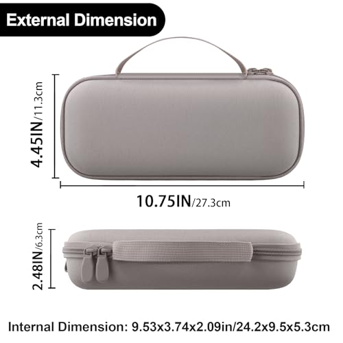 Aenllosi Hard Case for Bose SoundLink Flex 2nd Gen/Bose Speaker, Sandstone | EVA Hard Shell, Drop Resistant Protection, Water Resistant Protection, Dust Proof Protection, Protective Case Only - color: Sandstone, style: Hard Case for Bose SoundLink Flex 2n