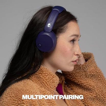 Skullcandy Icon 180 Wireless On-Ear Bluetooth Headphones - Future | 50 Hours Battery, Lightweight and Travel Ready, Secure Fit, Sweat and Water Resistant, Microphone iPhone Android, Foldable - color: Future
