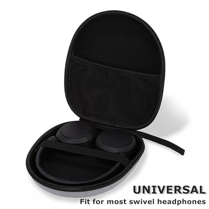 Ginsco Universal Headphone Case Compatible with JBL Tune 510BT 720BT, Sony WH-CH 720N/WH-CH520, with Sony/JBL/Soundcore Q20i Q30/BERIBES/TOZO/KVIDIO etc Wireless Headphones Gray - color: Gray