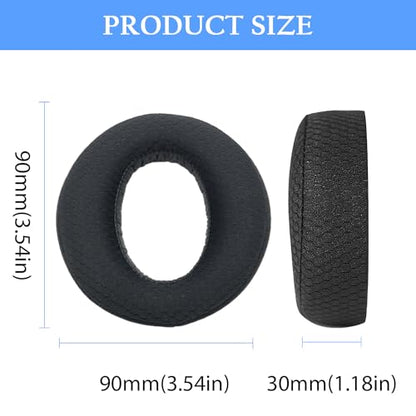 Adhiper Replacement Ear Pads for Sony PlayStation 5 Pulse PS5 3D Headset | PS5 Breathable Mesh Ear Cushions,Securely Memory Foam Headset Earpads,Durable, Noise-Reducing Headphone Pads(Black） - color: Mesh Black