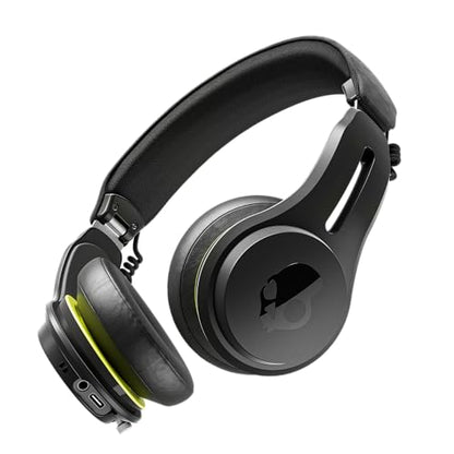 Skullcandy Icon ANC Noise Canceling Wireless Headphones - True Black | On-Ear Fit, Bluetooth, Noise Cancellation, 60 Hours Battery, Sweat Water Resistant, Foldable, Travel Ready, Microphone - color: True Black