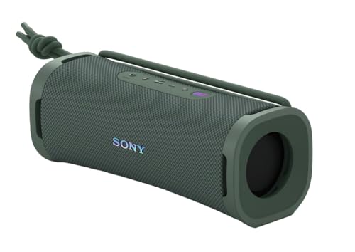 Sony ULT Field 1 Wireless Bluetooth Portable Waterproof Speaker Forest Gray | 12 Hr Battery, IP67 Rated Waterproof, Dustproof, Shockproof Rustproof, Detachable Strap, Hands-free Calling, Enhanced Bass - color: Forest Gray, style: ULT Field 1