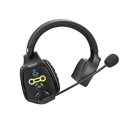 Saramonic WiTalk-WT4S 4-Person Full-Duplex Wireless Headset Intercom - size: 4-Person Single-Ear System