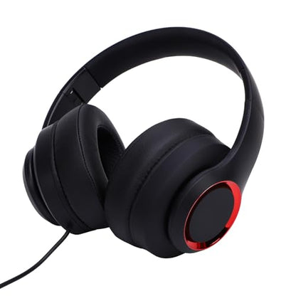 Over Ear Headphones, Foldable and Portable, with Memory Foam earcups, 3.5mm Headphone Jack, and deep bass,Suitable for Mobile Phones, Computers